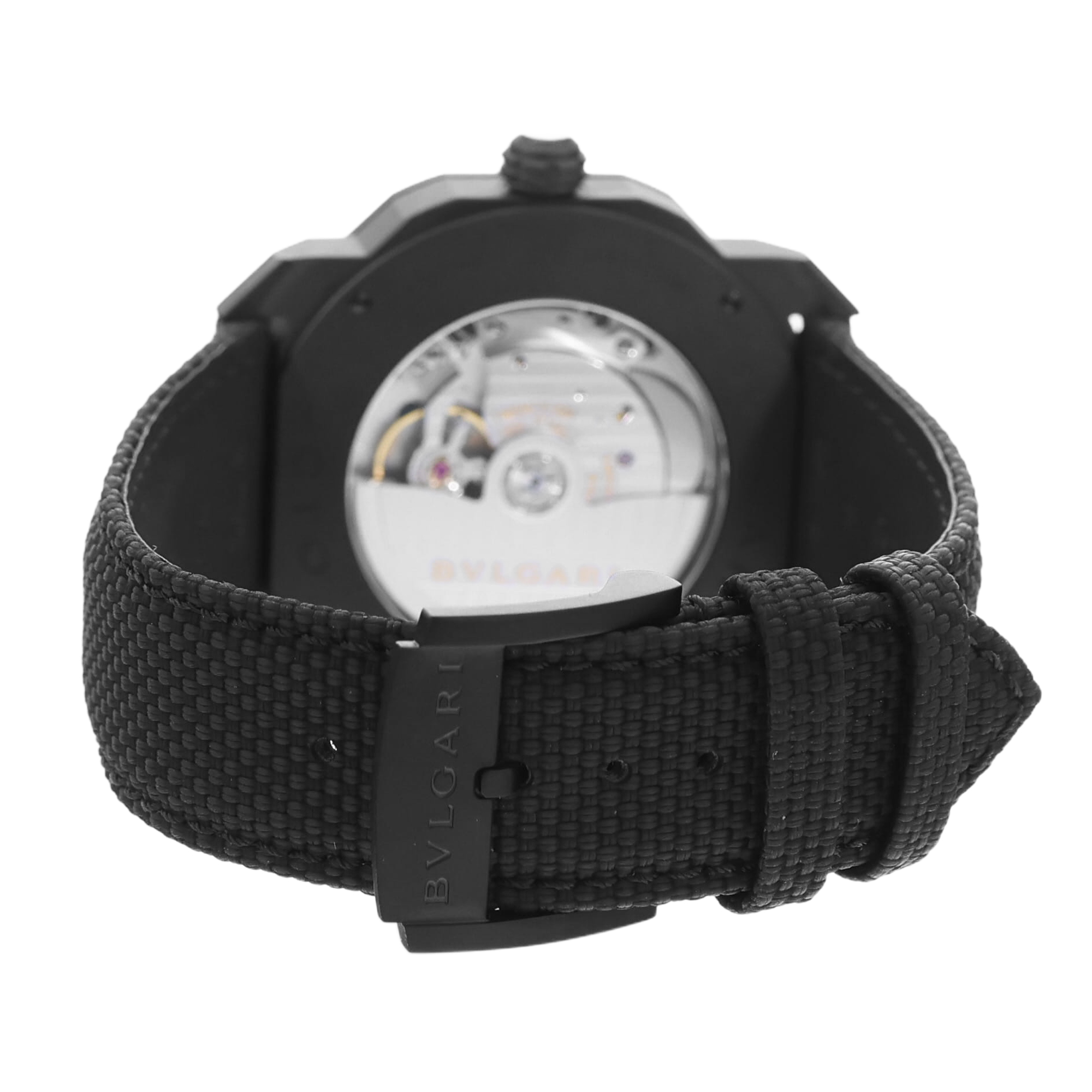 Bulgari Octo Roma 103486 41mm Black Steel DLC Mens Watch Box Card thumbnail 8