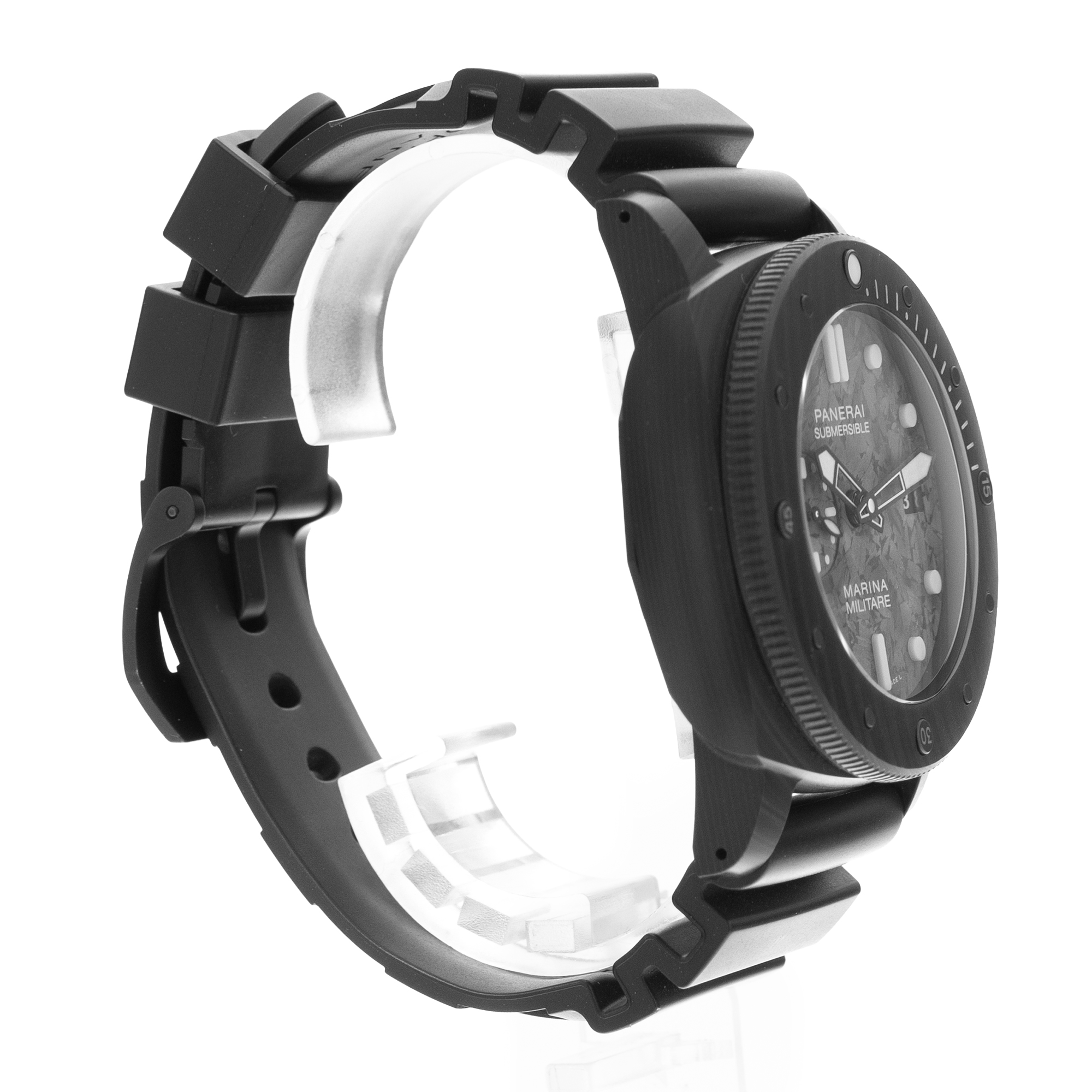 Panerai Submersible Marina Militare Carbotech PAM00979 47mm Carbon Mens Box Card thumbnail 6
