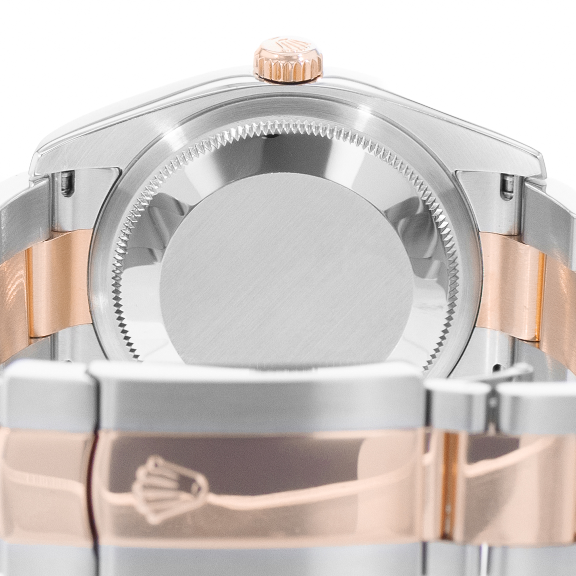 Rolex Datejust 36 116201 Pink Arabic Dial Steel Rose Gold Mens Watch Card thumbnail 9
