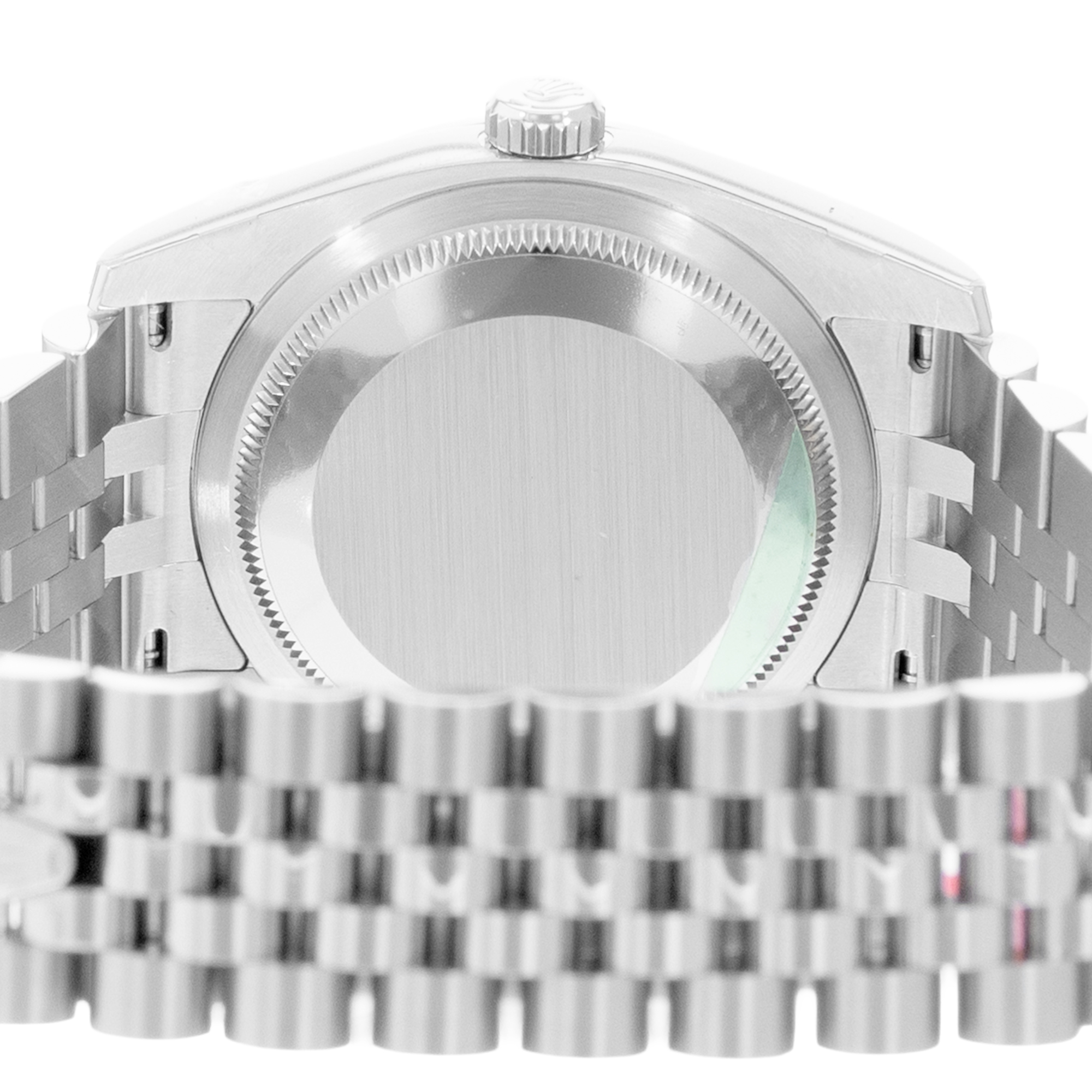 Rolex Datejust 36 116244 Black Dial Steel Diamonds Mens Watch Card thumbnail 9