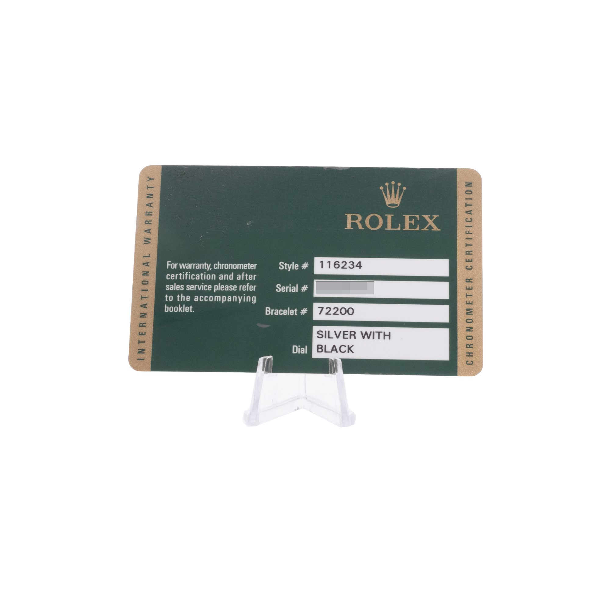 Rolex Datejust 36 116234 Tuxedo Black Silver Oyster Mens Watch Card thumbnail 10