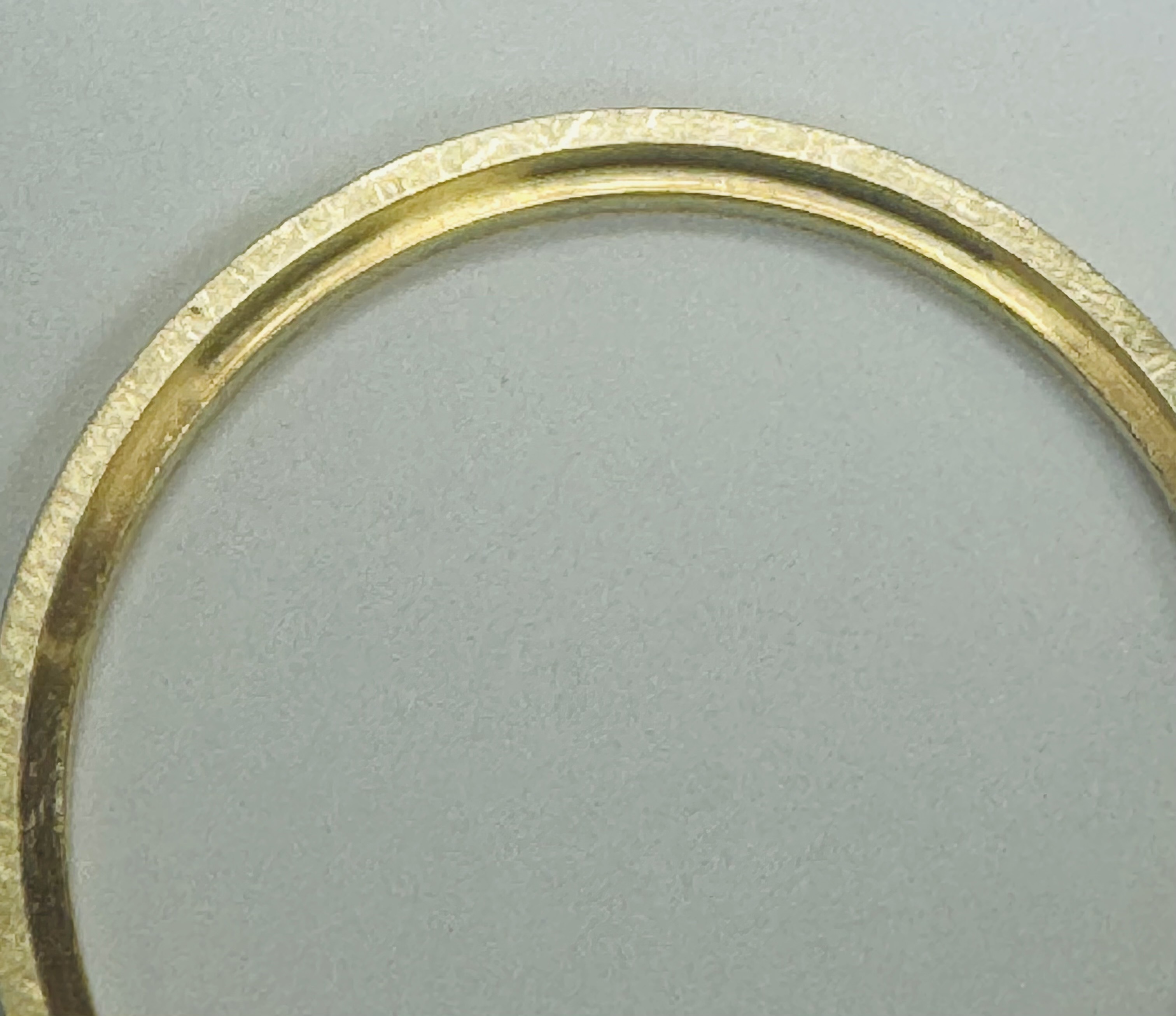 Factory 18K yellow gold Rolex fluted bezel for older model 31 mm, for acrylic thumbnail 3