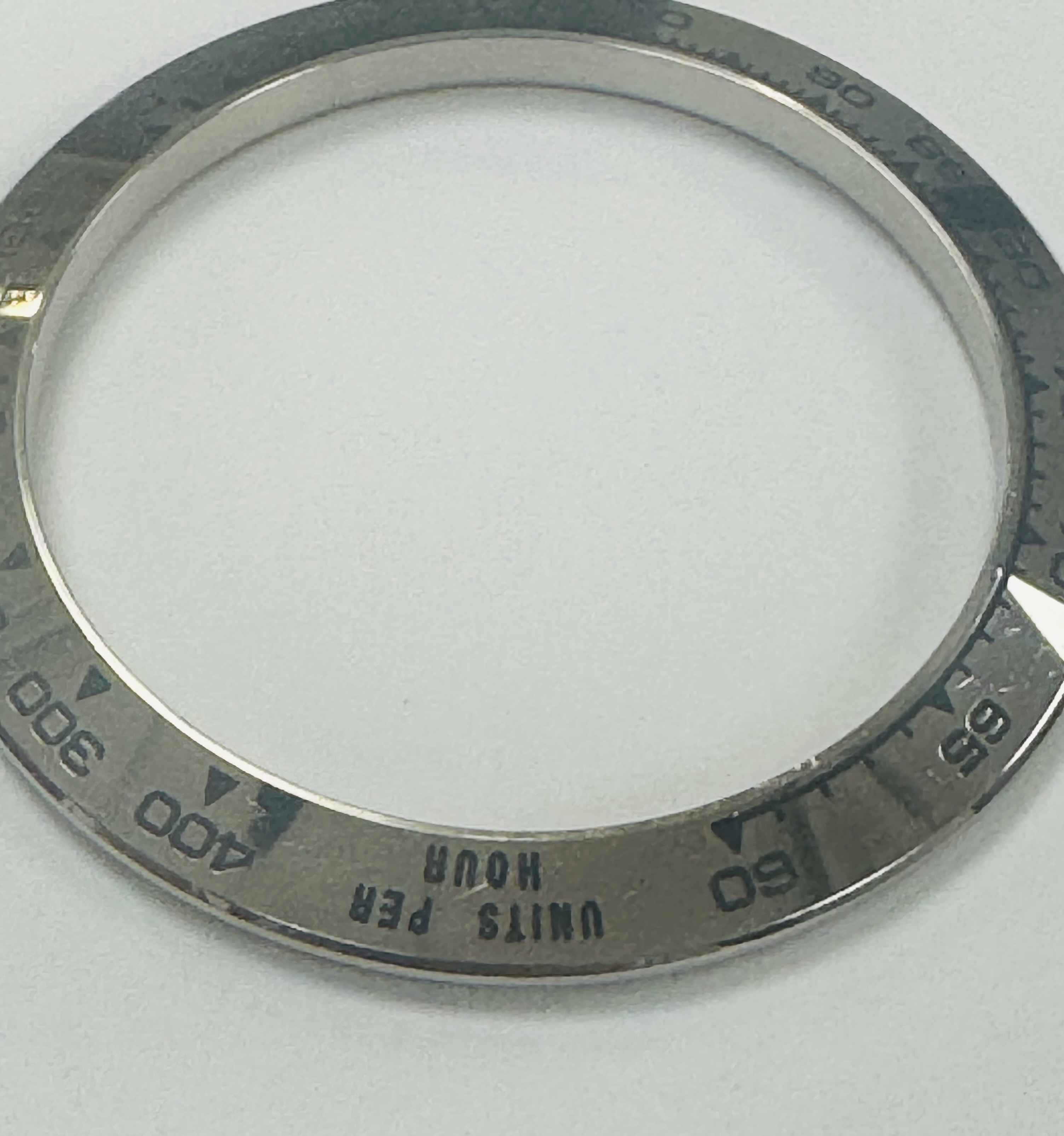 Factory solid 18K white gold Rolex bezel for Daytona, thumbnail 3