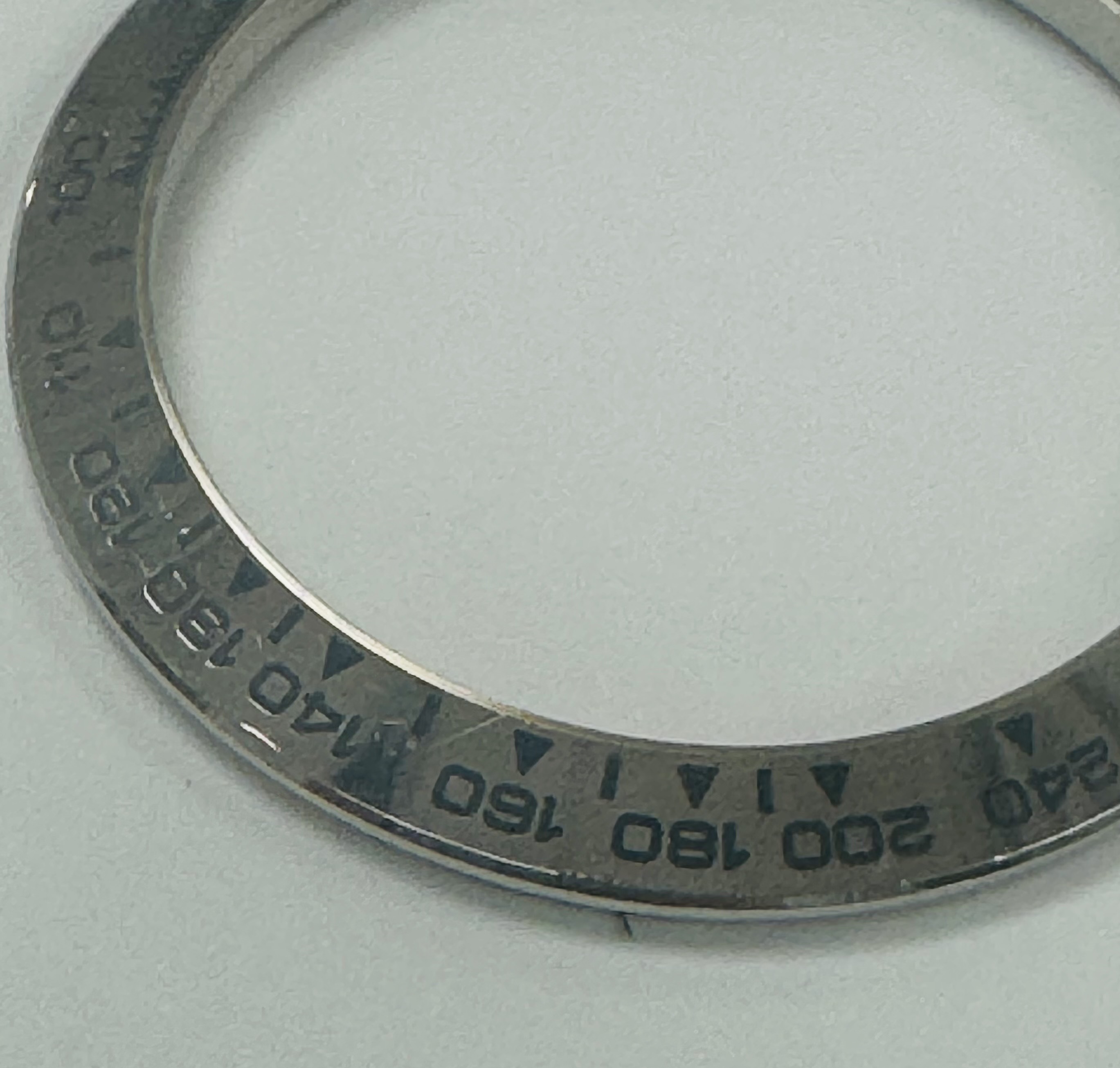 Factory solid 18K white gold Rolex bezel for Daytona, thumbnail 2