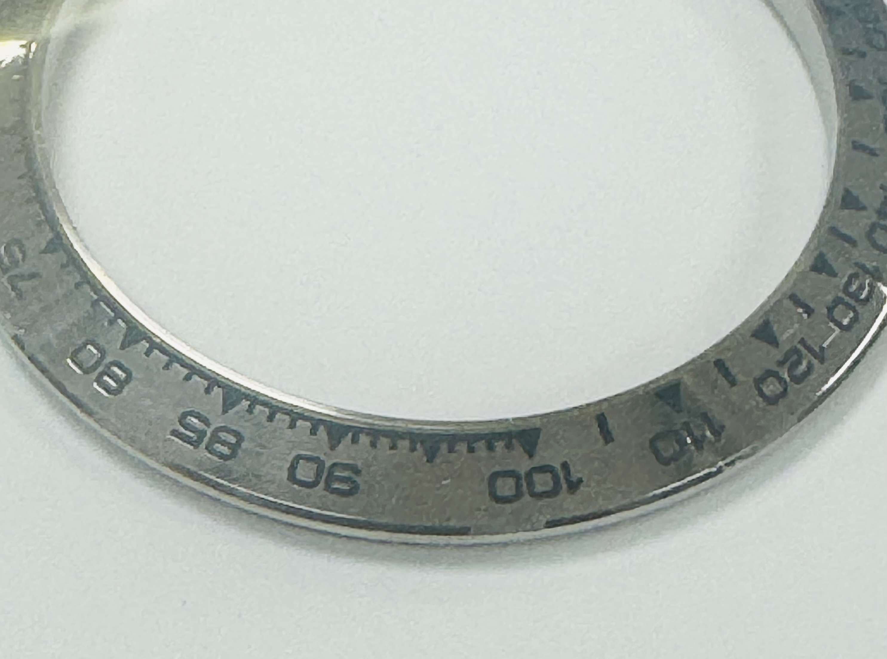 Factory solid 18K white gold Rolex bezel for Daytona, thumbnail 1