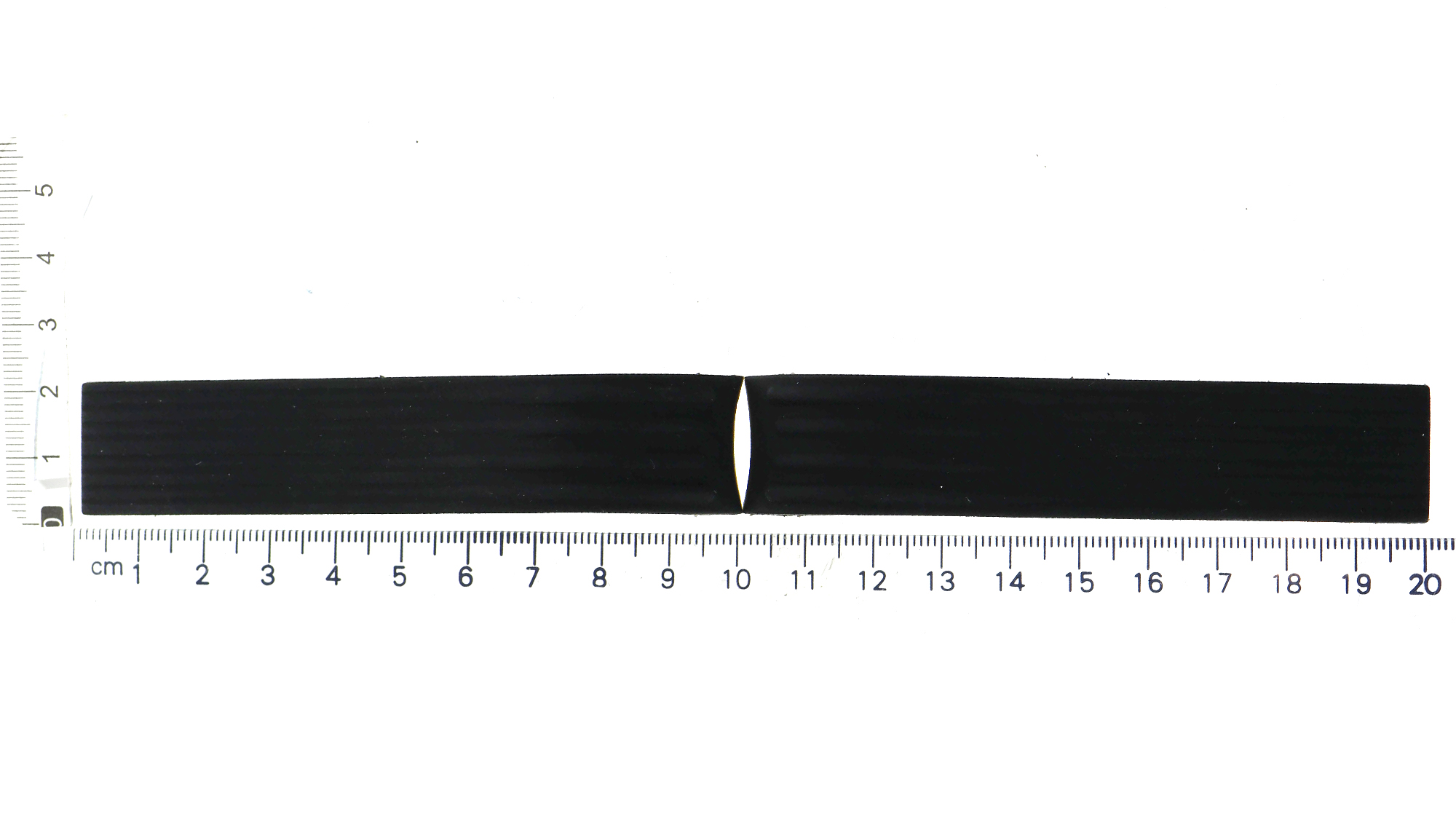 Original Bertolucci bella costa black rubber strap 20 x 20mm good condition thumbnail 2