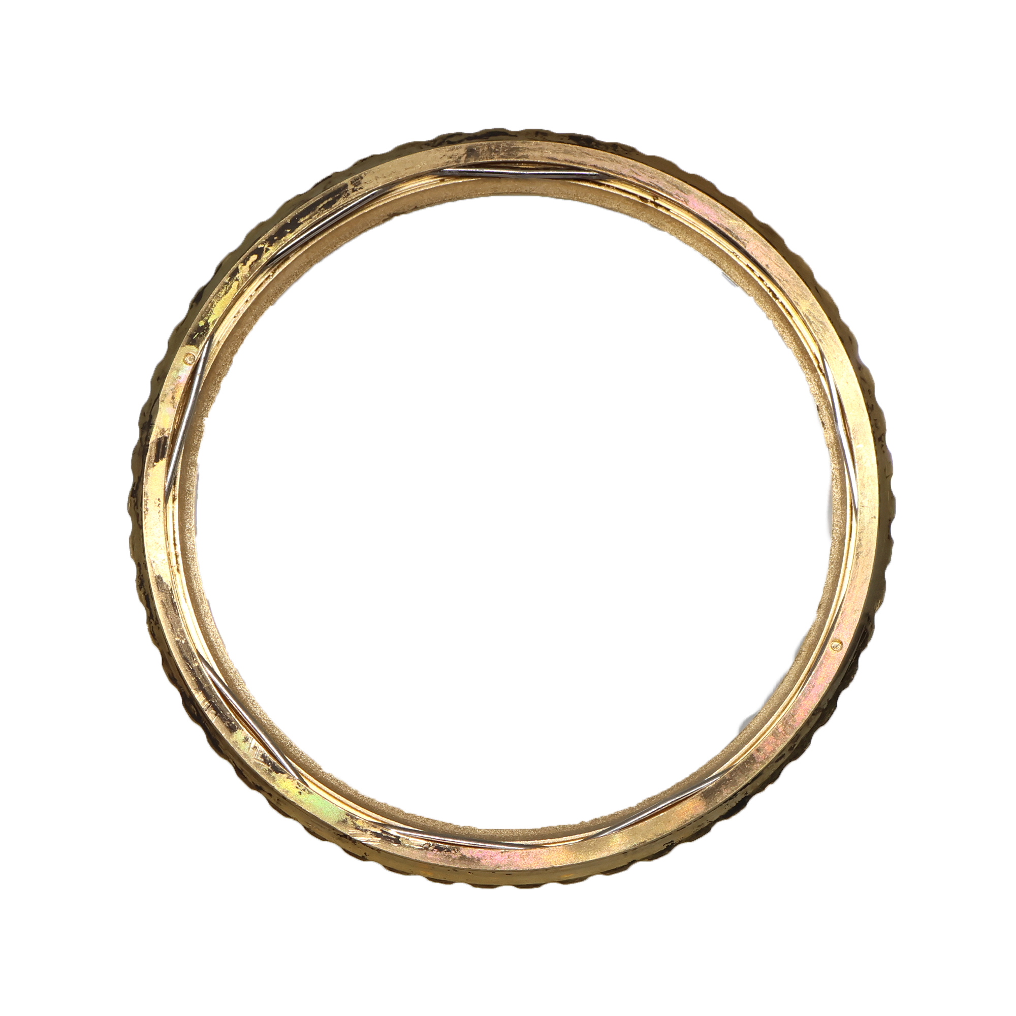 Factory original 18K yellow gold bezel for Rolex 36mm Thunderbird 16263 - 1625 thumbnail 2