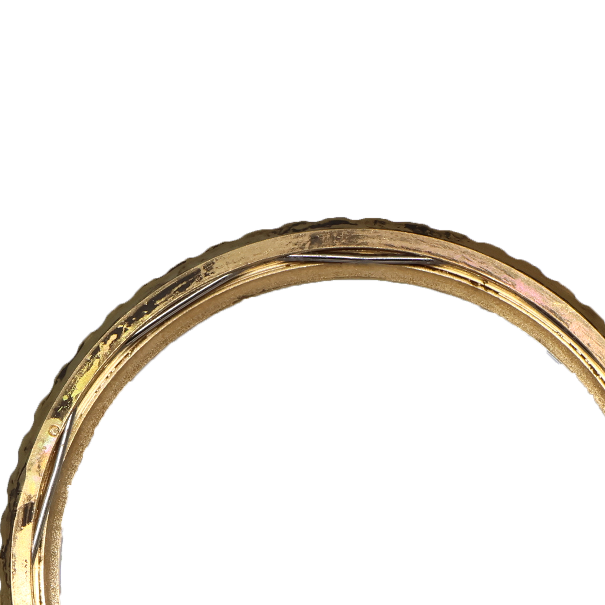 Factory original 18K yellow gold bezel for Rolex 36mm Thunderbird 16263 - 1625 thumbnail 3