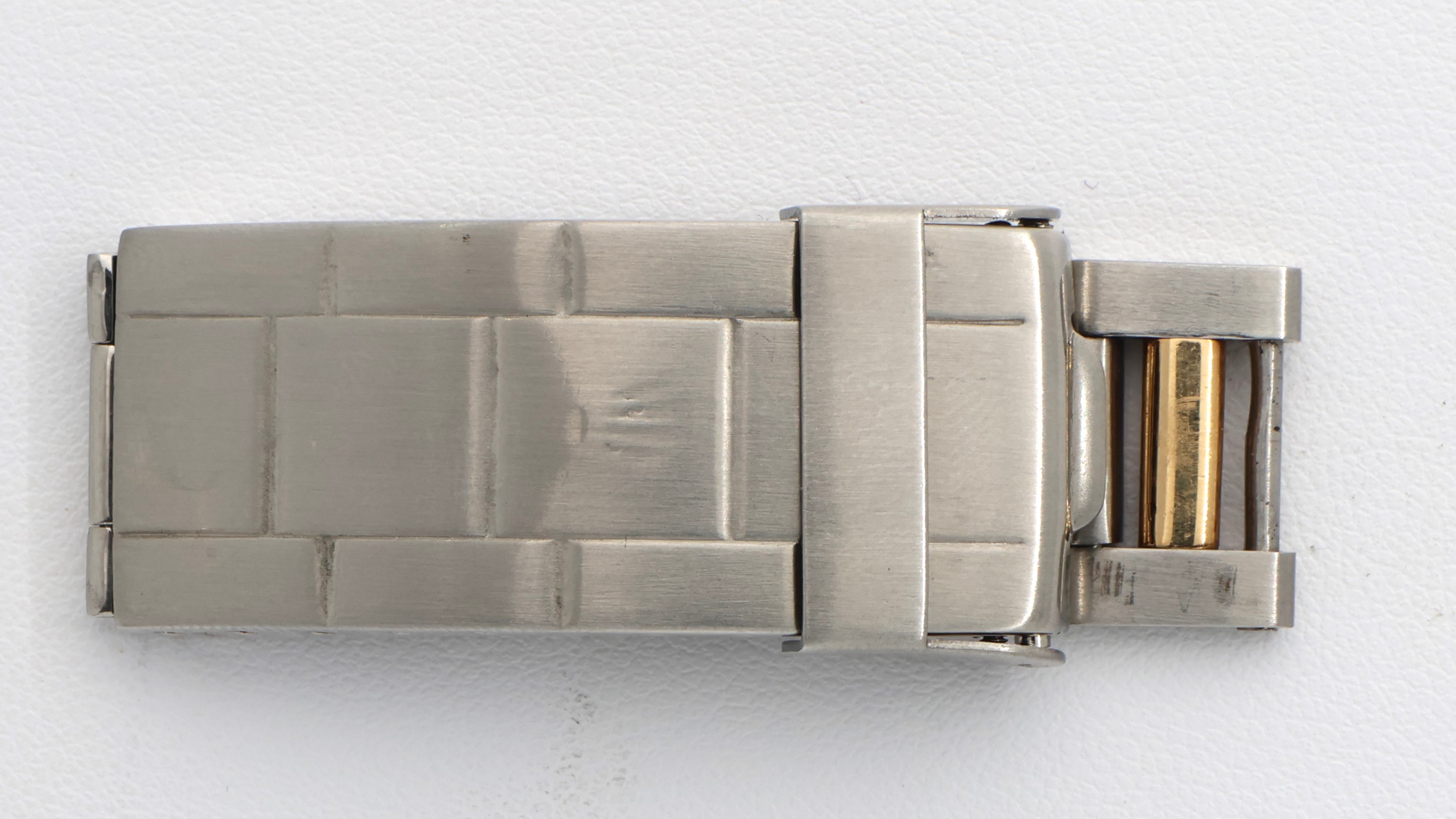 Factory original steel deployment buckle for Rolex Ref: 1680 - Year: 1979 thumbnail 1