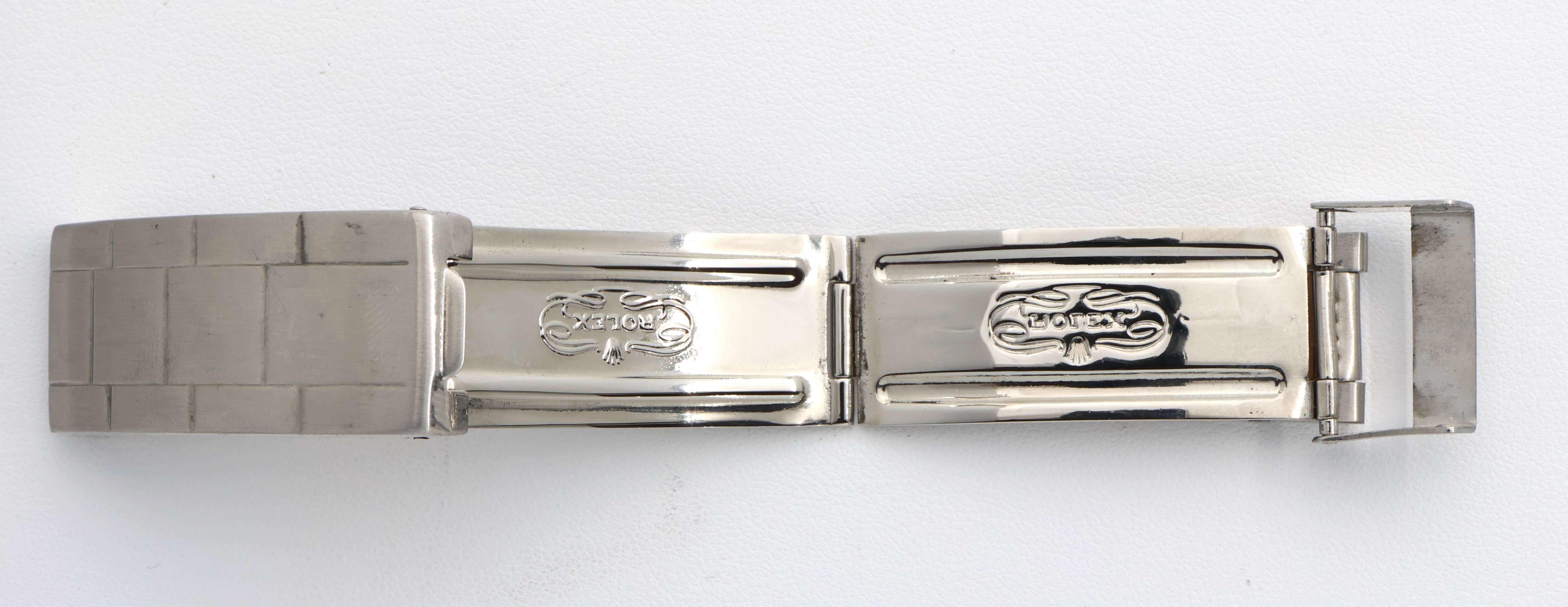 Factory original steel deployment buckle for Rolex Ref: 1680 - Year: 1979 thumbnail 2
