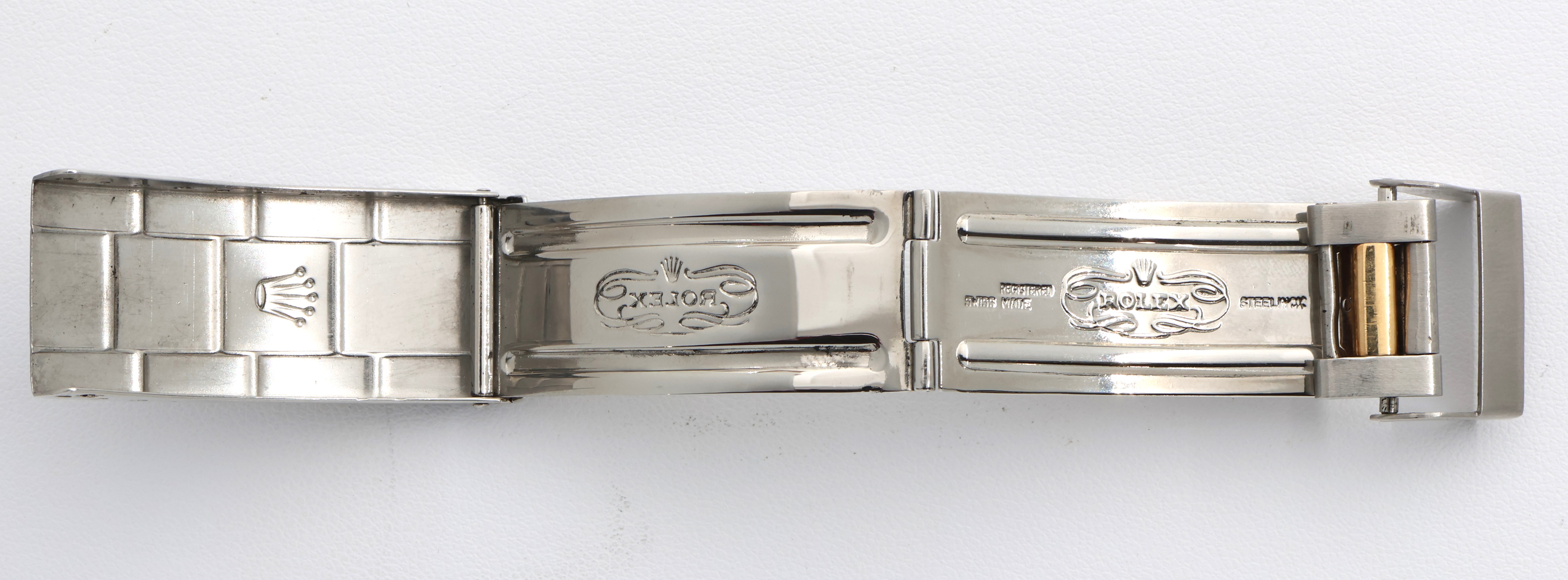 Factory original steel deployment buckle for Rolex Ref: 1680 - Year: 1979 thumbnail 3