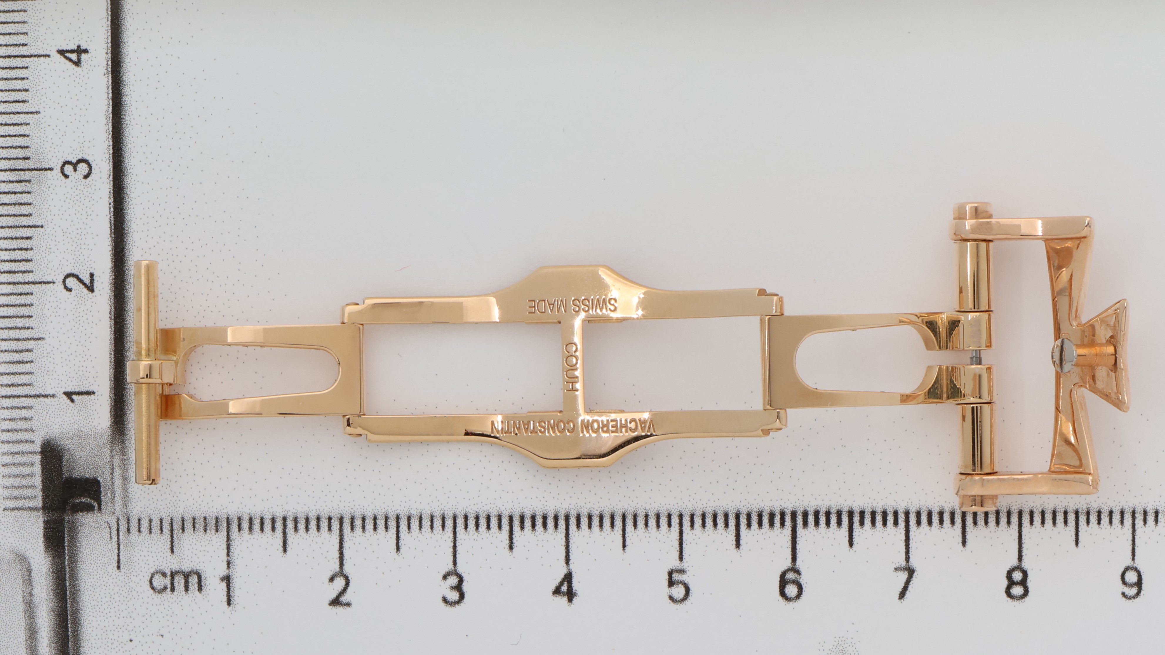 buckle for Vacheron Constantin double fold 18K rose gold fits 20mm strap thumbnail 2