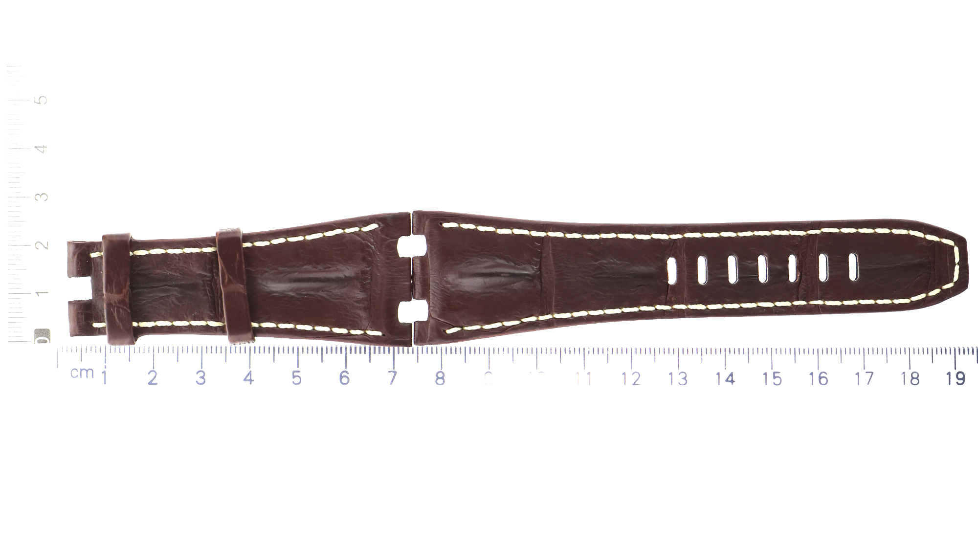 Unworn factory Audemars Piguet strap brown Hornback for offshore 28.5x20mm thumbnail 2