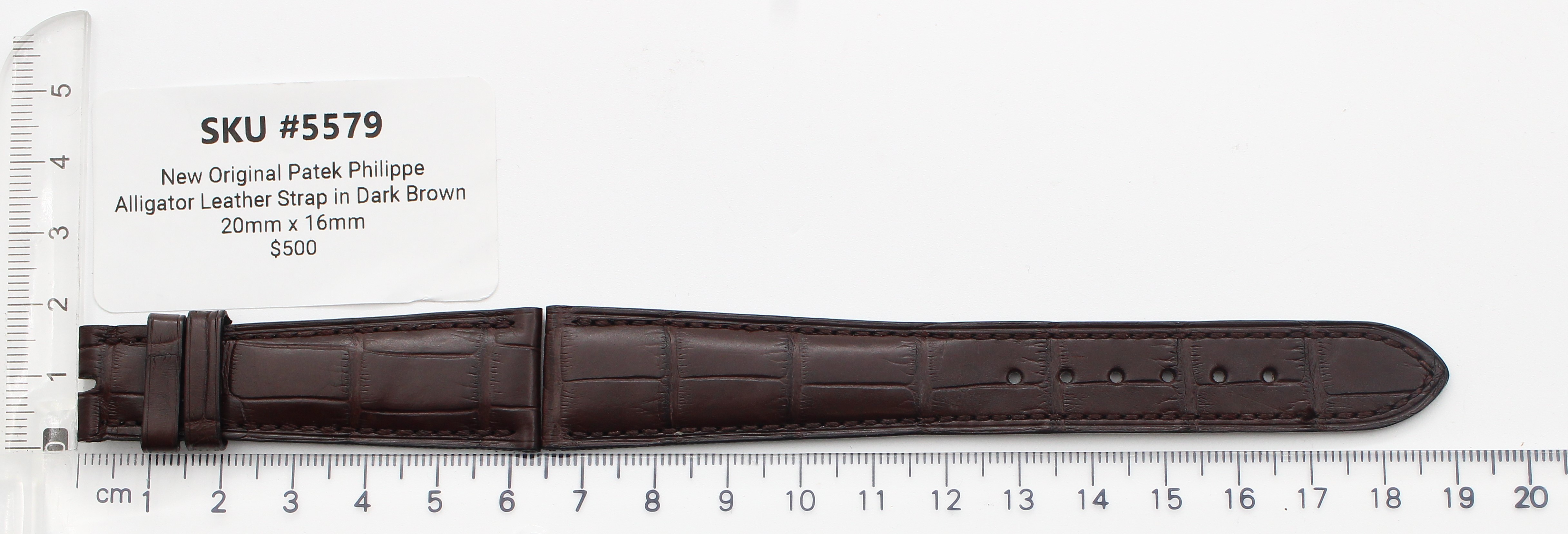 Strap for Patek Philippe New brown alligator thumbnail 2