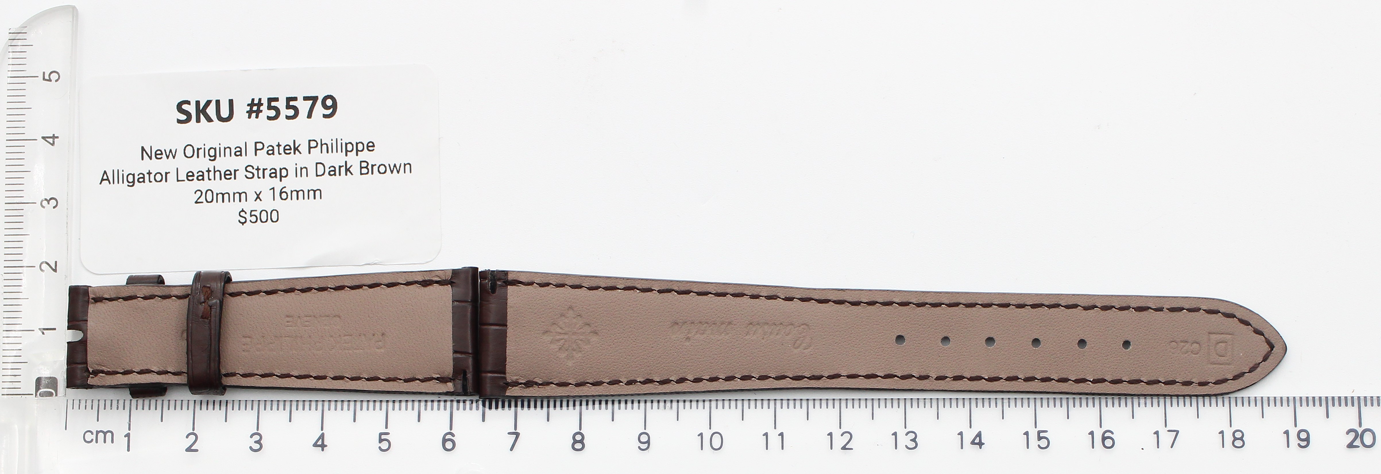 Strap for Patek Philippe New brown alligator thumbnail 3