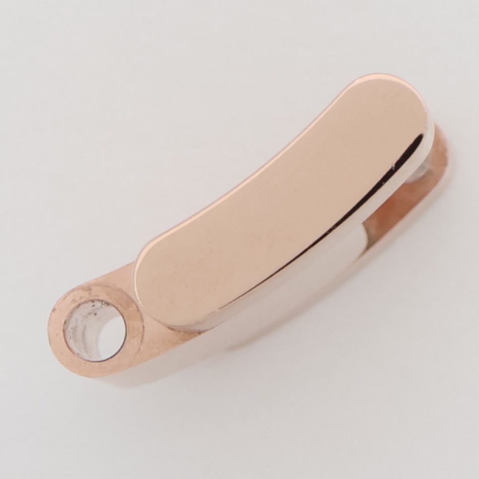 Rolex 18K pink rose red gold oyster link 15.5mm wide for Sky Dweller model thumbnail 5
