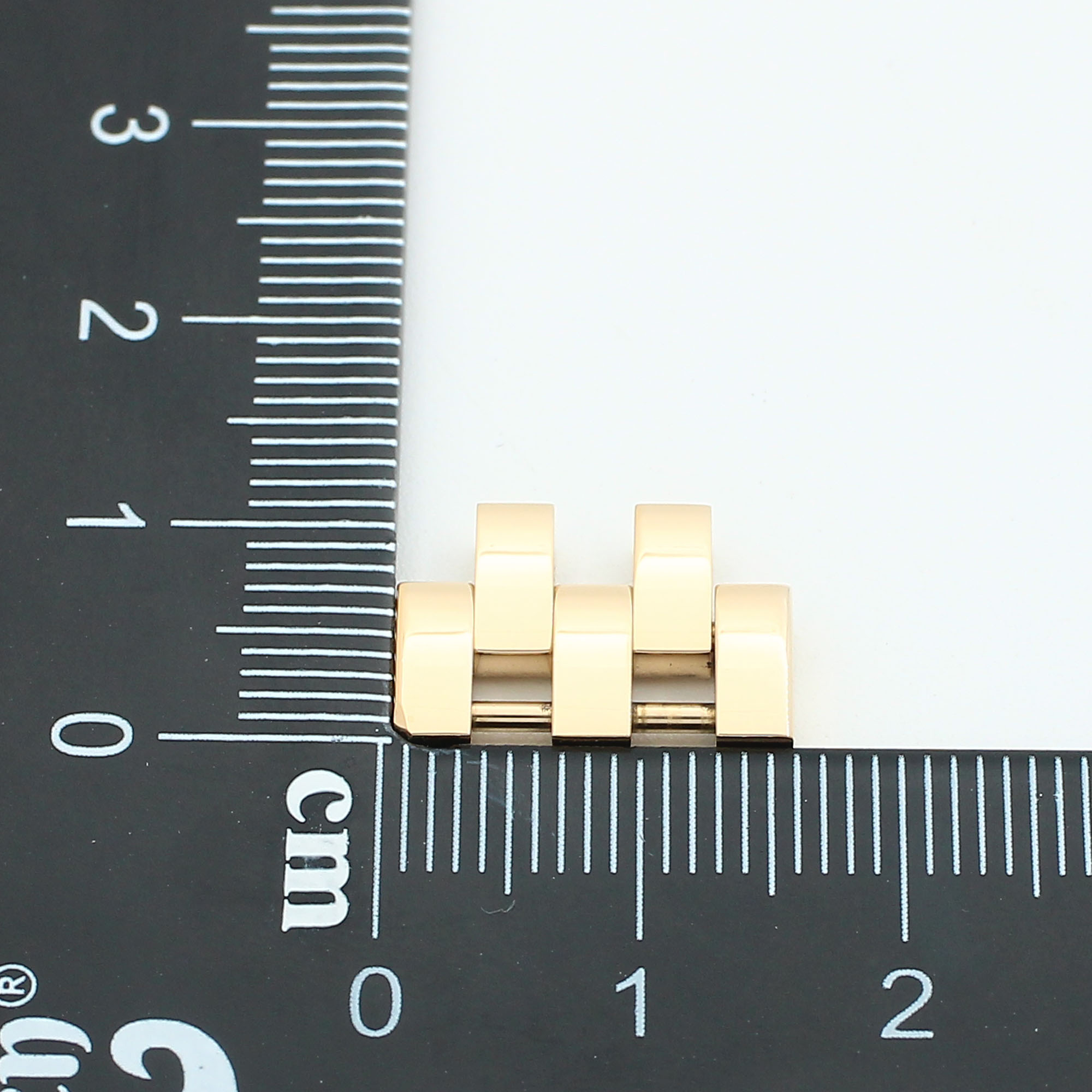 Cartier 18K yellow gold link 15.5mm wide for Demoiselle model thumbnail 2