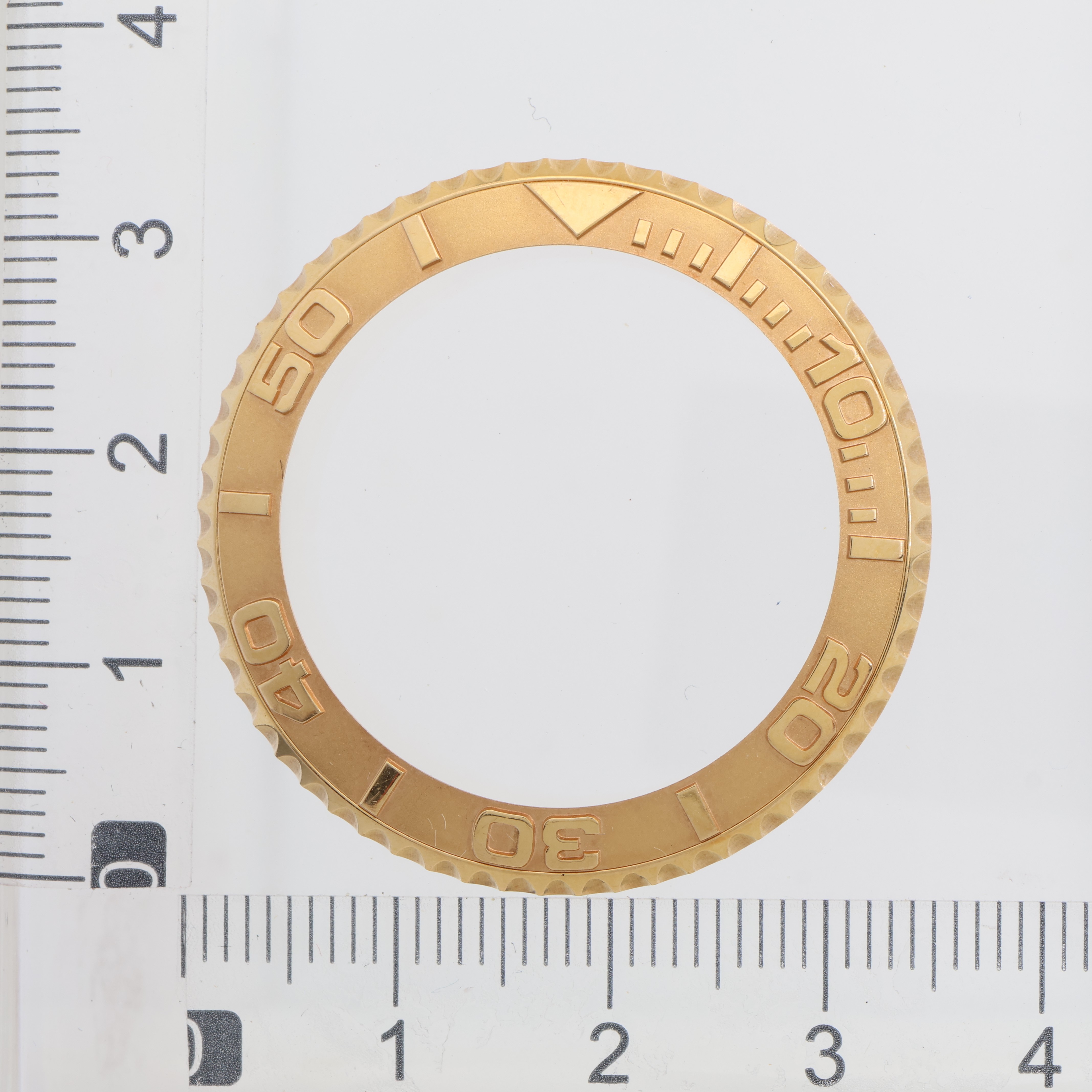 Factory original 18K yellow gold bezel for Rolex Yacht-master 34mm thumbnail 1