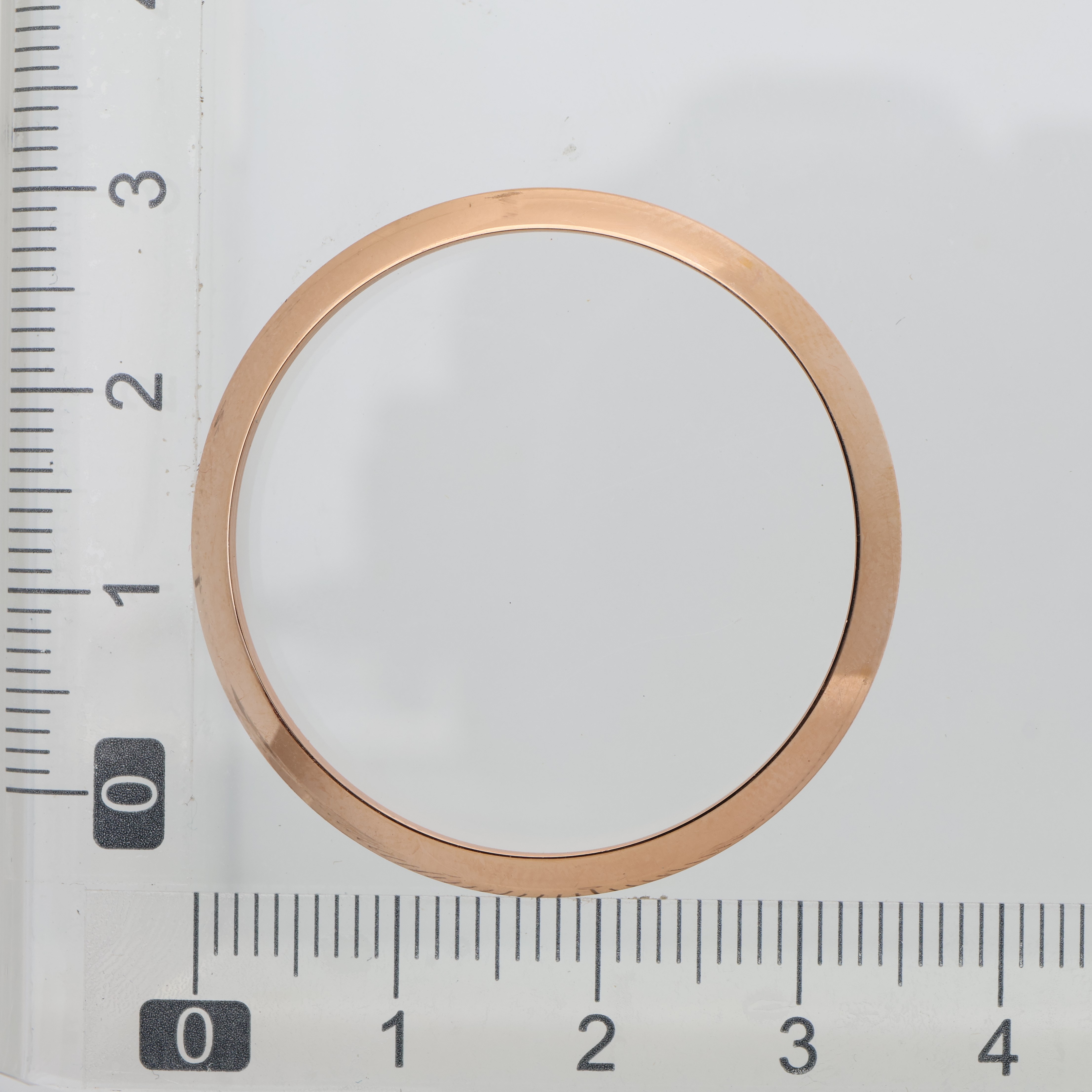 Factory original 18K rose pink gold smooth bezel for Rolex 36mm 118205 116201 thumbnail 2